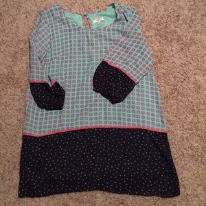 Pattern Dress, long sleeve